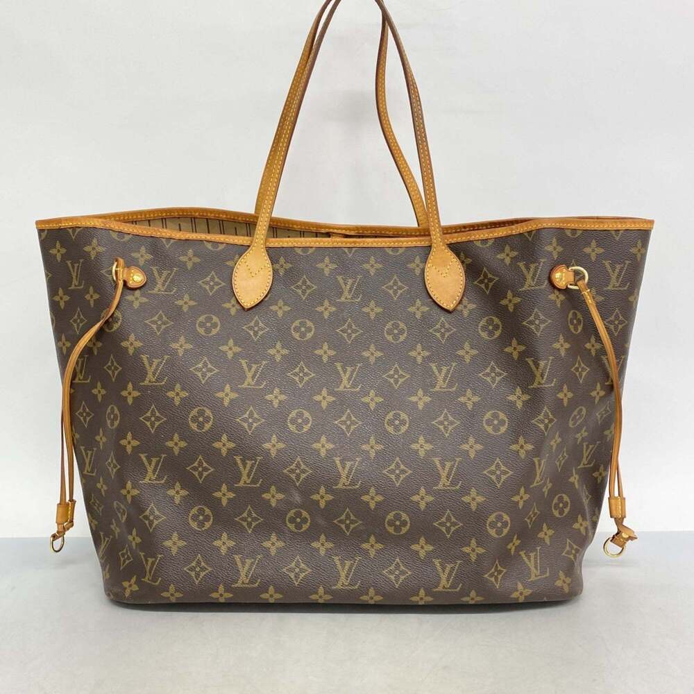 Louis Vuitton Monogram Canvas Tote with Tan Trim - Picture 14 of 14